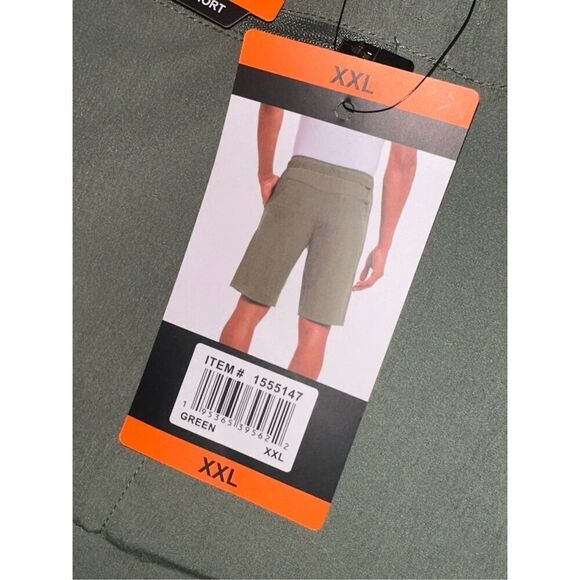NEW WITH TAGS GERRY Green Stretch Pull On Trail Shorts Size XXL NWT Mens - Picture 6 of 7